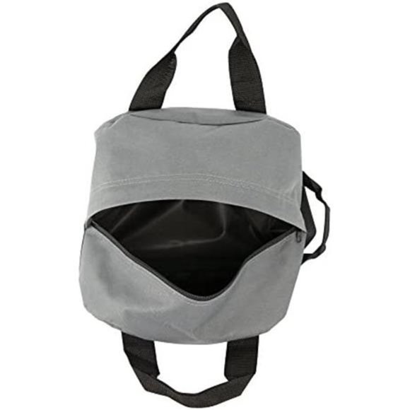 12" Mini Two Tone Duffle Bag Gray - Picture 9 of 9